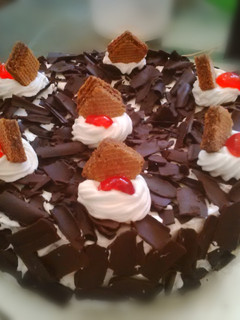Foto resep Black forest cake