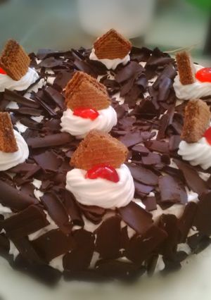Foto resep Black forest cake