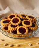 😍Galletitas de mantequilla de maní con jalea de frambuesa - Peanut butter & jelly cookies😍