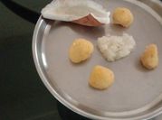 A picture of mango coconut laddu
