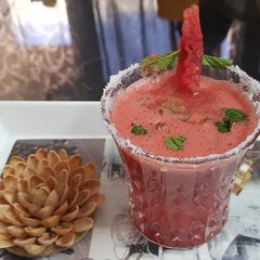 A picture of Watermelon mojito shot.