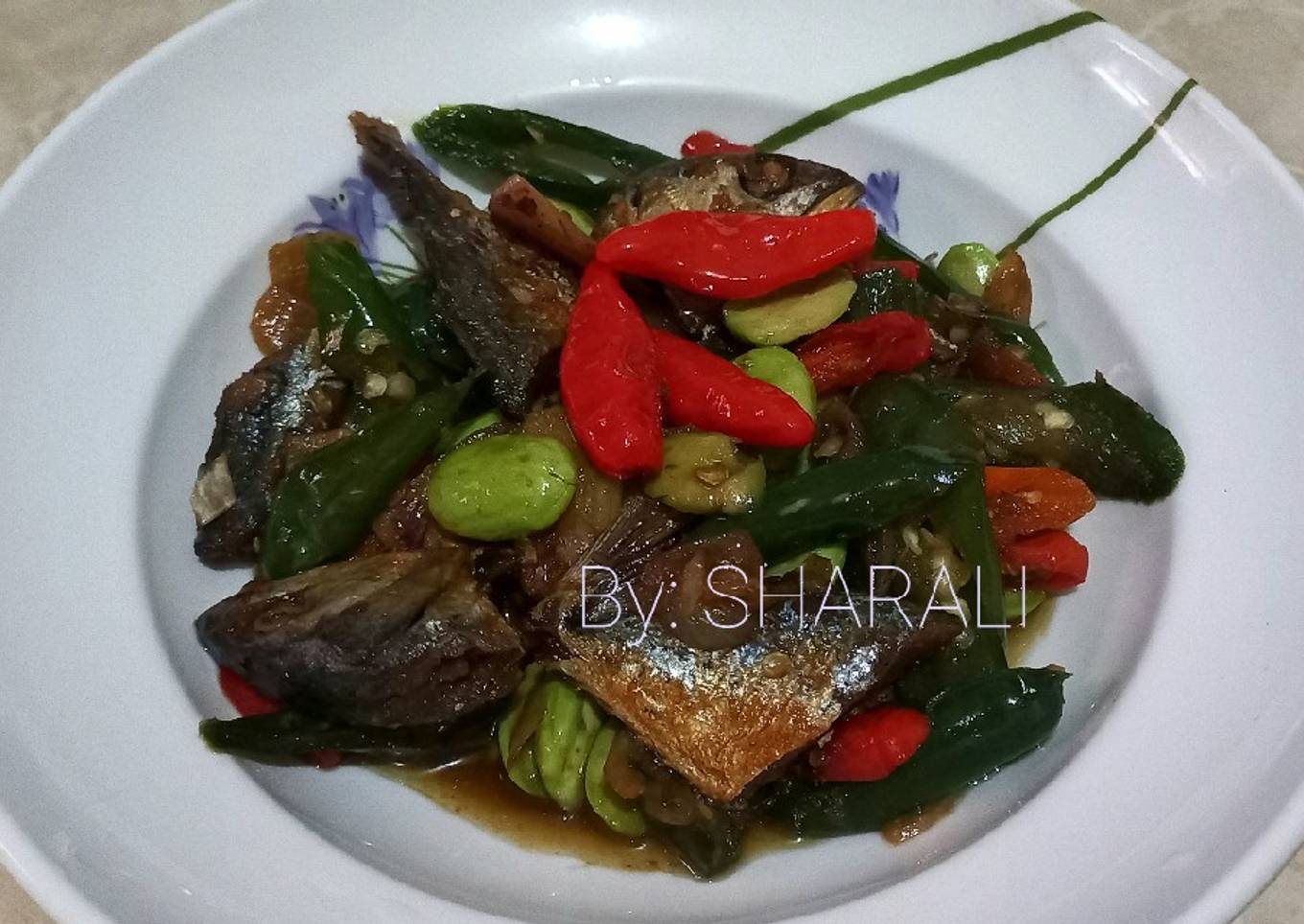 Ikan Asin Cabe Ijo Sedap