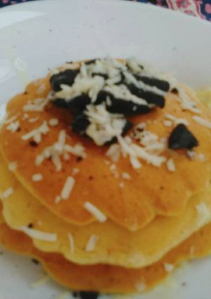 Foto resep Eggless Pancake#pr_egglesscake