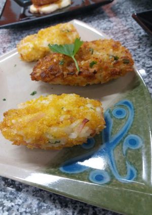 Una foto de Croquetas de arroz