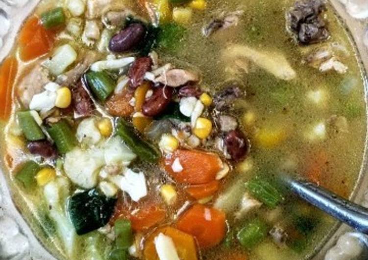 Bahan Menyiapkan Sup Ayam Kacang Merah, Enak Banget