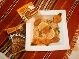 Noodles cu cârnăciori