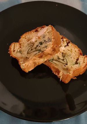 Une photo de Cake poulet courgette