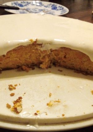 Una foto de Carrot cake