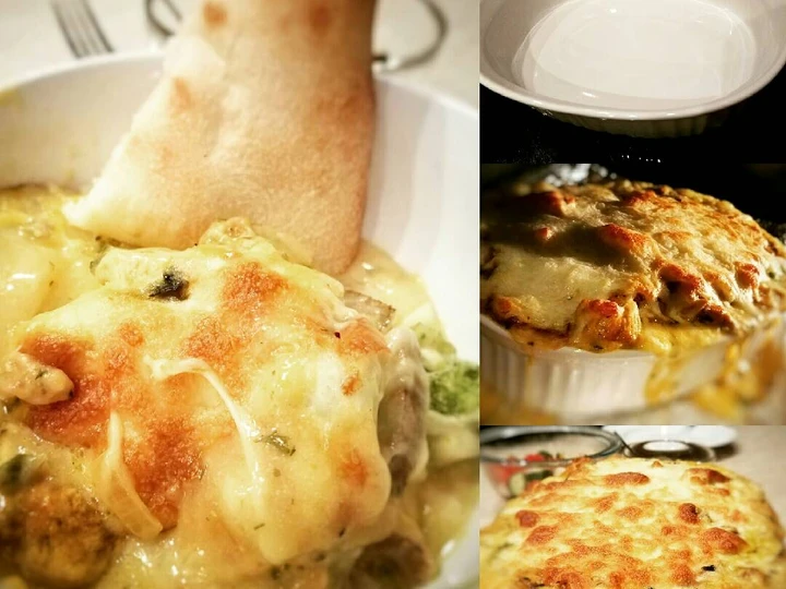 Recipe Sultan Chicken Broccoli Potato Au Gratin the Awesome  You can take Joss in your mouth