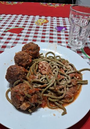 Una foto de Albóndigas de lentejas