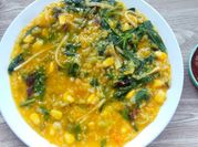 Gambar bubur bayam merah