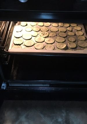 Una foto de Patatas chips de calabacín