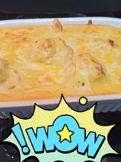 Una foto de Coliflor con bechamel de cebolla al toque de orégano Thermomix