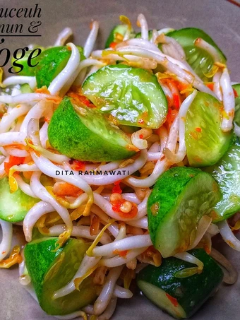 Cara Gampang Membuat Resep  Reuceuh Timun Toge yang Bisa Manjain Lidah, Bisa Manjain Lidah