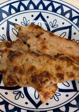 煎里肌肉片 #親子食光 的食譜成品照片