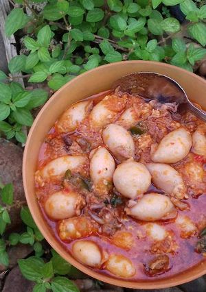 Foto resep Cumi gendut isi tahu telur sayuran