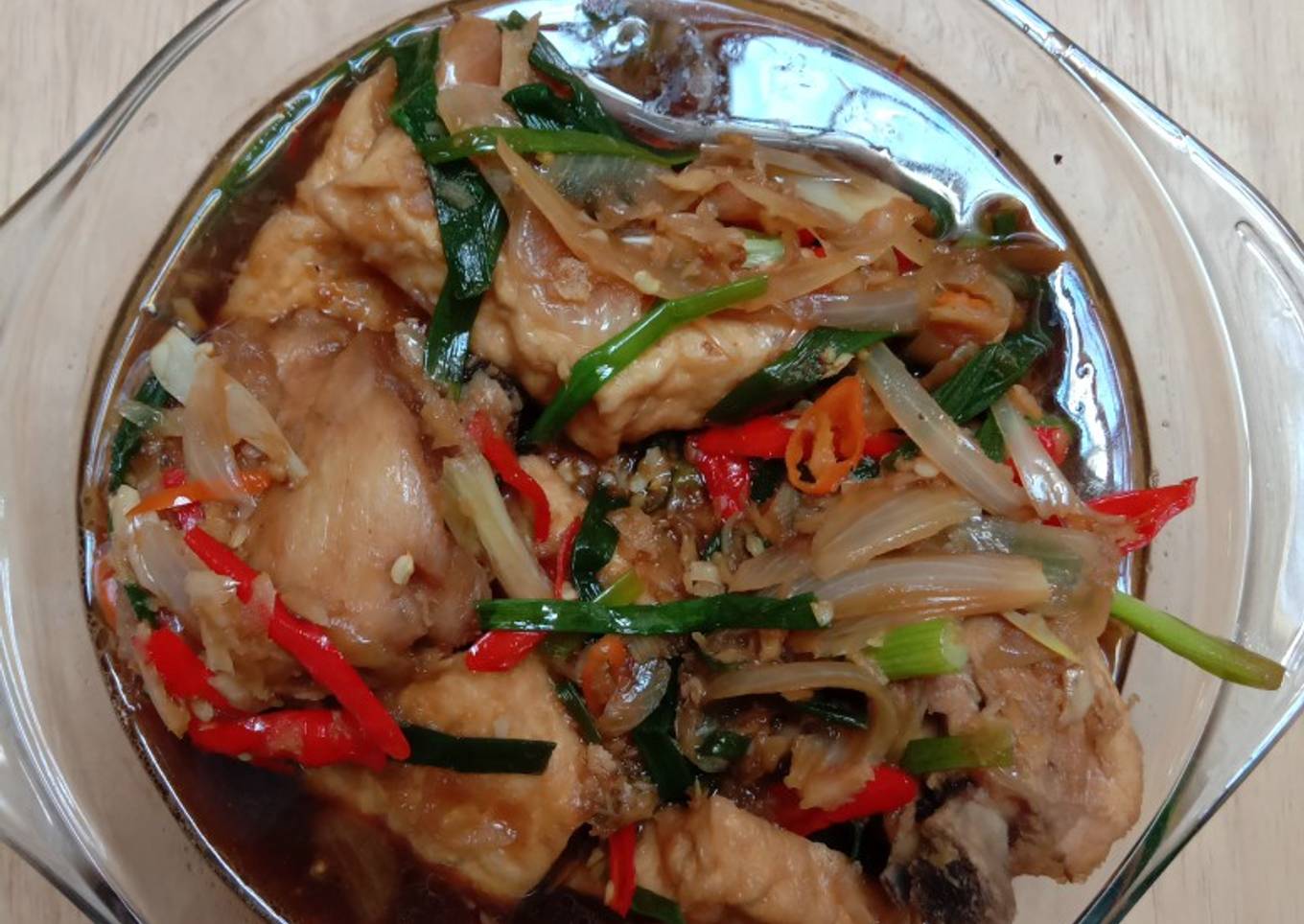 Resep Ayam kecap mix tahu yang Bikin Ngiler
