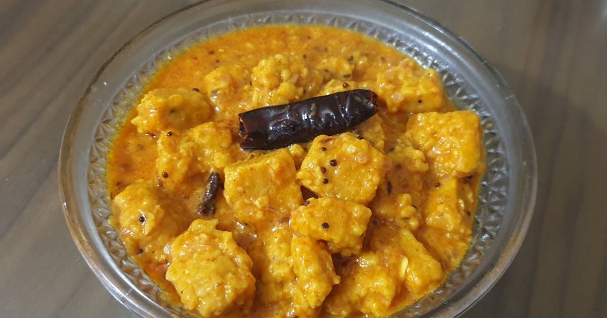 Gujarati Vadi sabji Recipe by Zarna B V Cookpad
