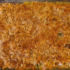 A picture of Chicken ramen noodle casserole.