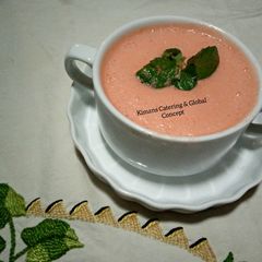 A picture of Watermelon & pineapple smoothie.