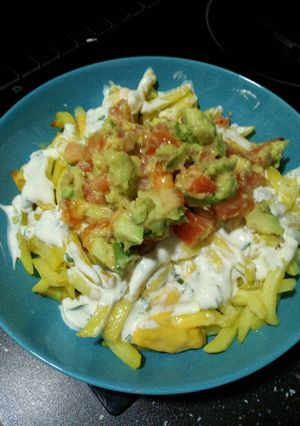 Una foto de Patatas a la mexicana