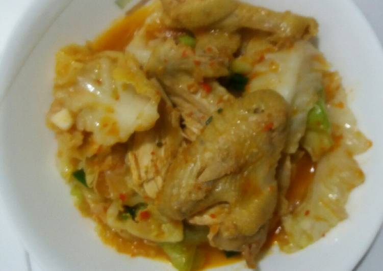 Seblak ayam sayur(debm)