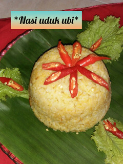 Foto resep *Nasi uduk ubi*