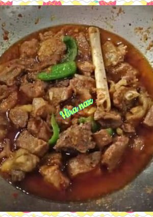 A picture of Mutton Karahi.