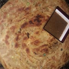 Masala paratha A picture of Masala paratha.