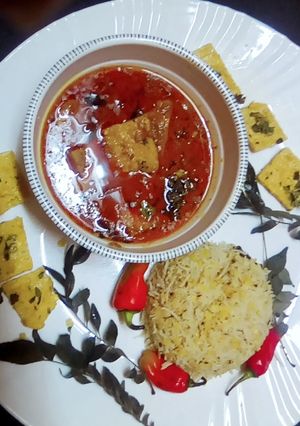 A picture of Memons special Dokhria.