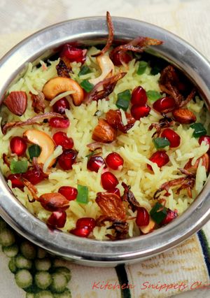 A picture of Kashmiri Pulav.