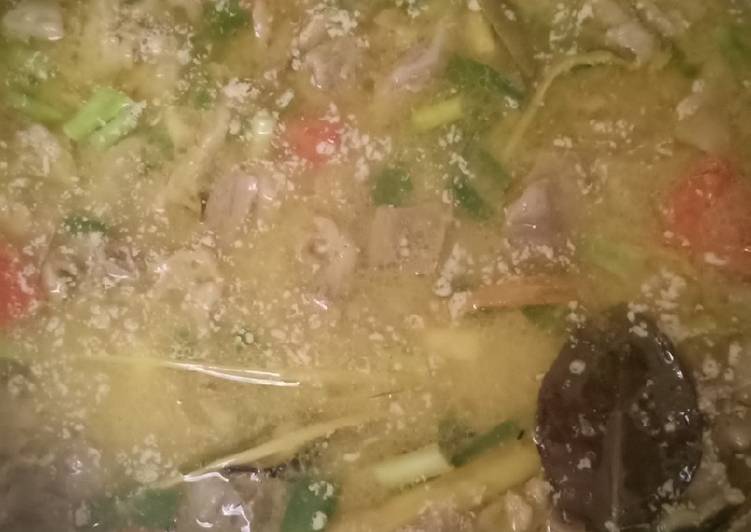 Soto daging santan