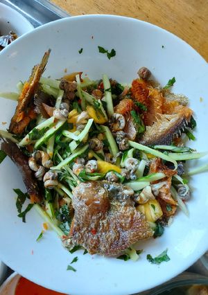 Hình của món Gỏi khô sặc ốc.