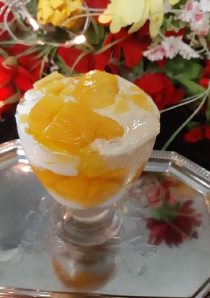 A picture of Mango cream delight.