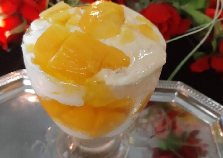 Easiest Way to Make Ultimate Mango cream delight