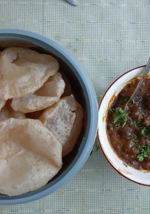 A picture of Amritsari Chole # Bhagini Samaj.