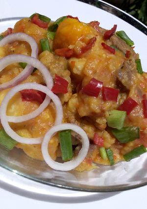 A picture of Yam Porridge.