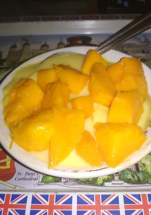 ম্যাংগো কাস্টার্ড (mango custard recipe in Bengali) রেসিপির প্রধান ছবি