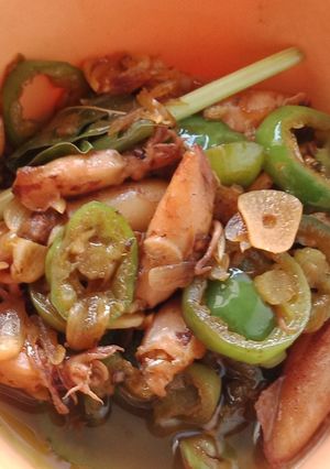 Foto resep Cumi Asin Pedas