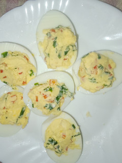 Una foto de Huevos rellenos