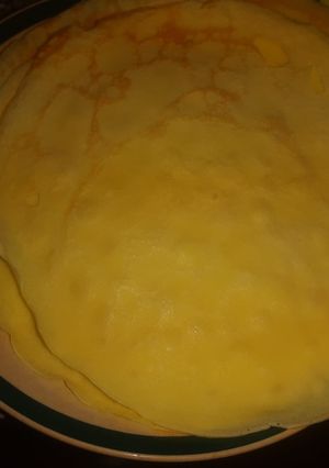 Una foto de Masa de panqueques para canelones