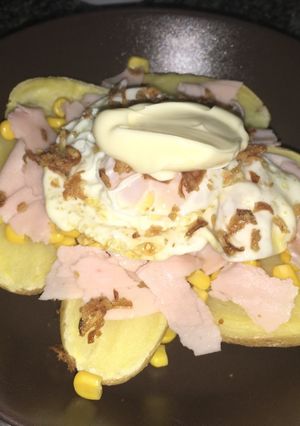 Una foto de Patatas cocidas con guarnición