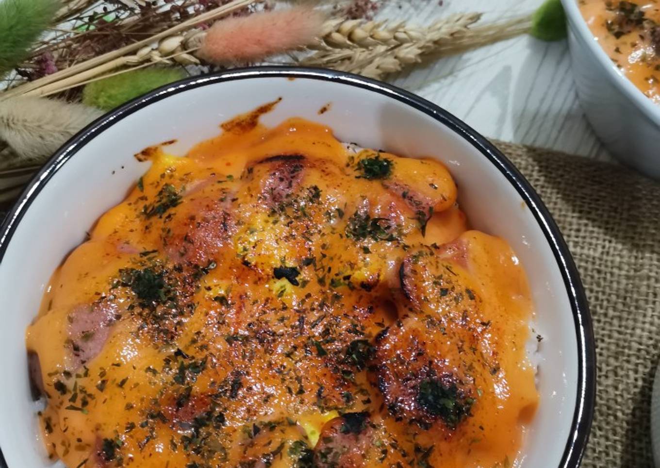 Simple Mentai Rice