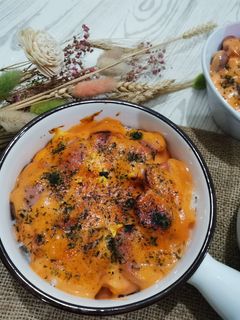 Foto resep Simple Mentai Rice