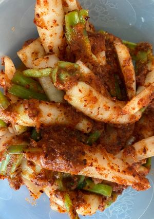 Hình của món Kim chi củ cải.