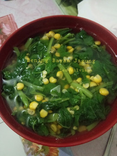 Foto resep Bening Bayam Jagung
