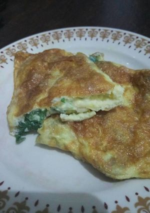 Foto resep Omelet Bayam Keju