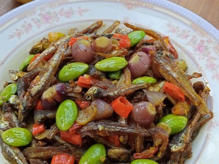 Recipe Sambel Bawang Teri pete the  Makes Drooling Really delicious