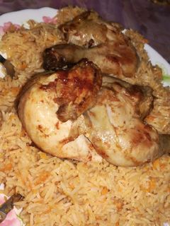 صورة لوصفة رز بخاري