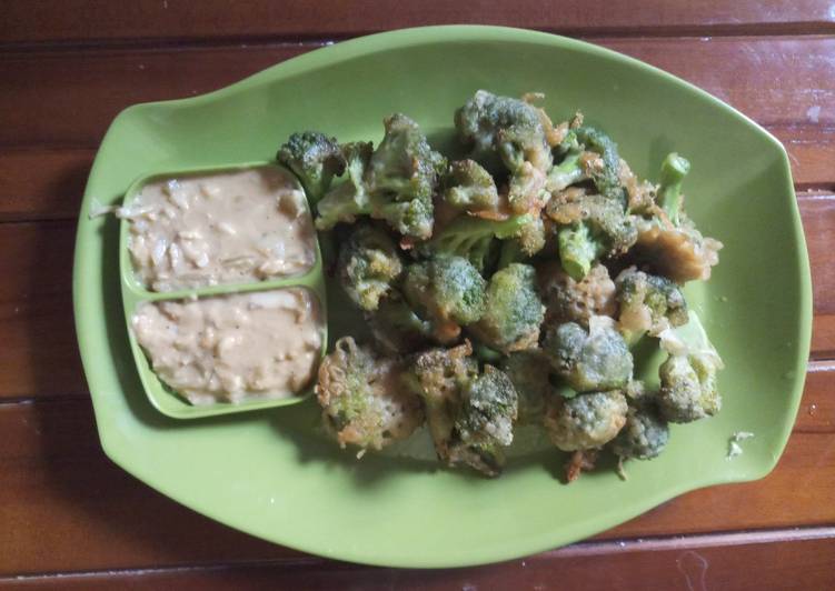 Brokoli saos telur asin